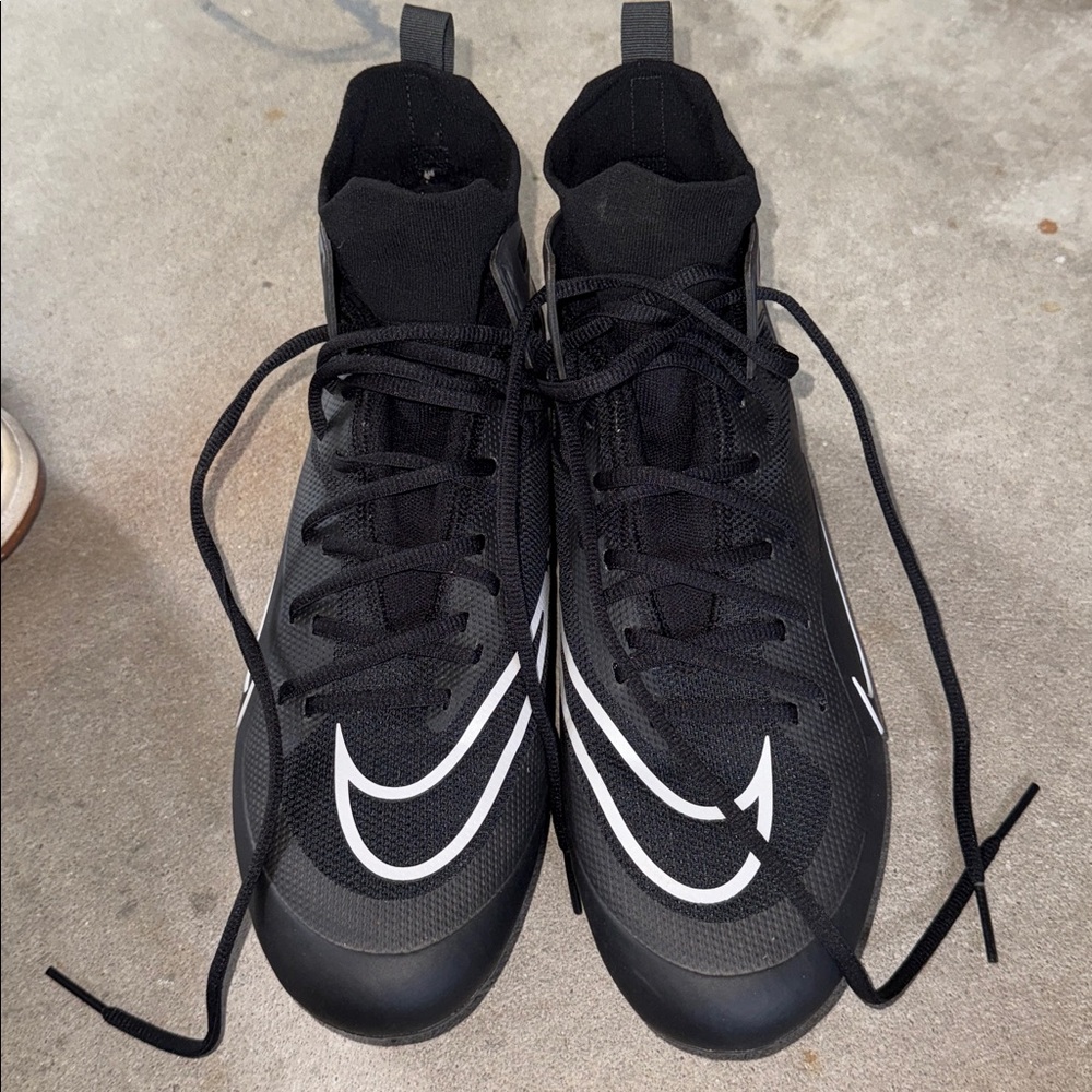 Nike Men's Black Huarache 8 Elite Lacrosse 12.5 Clean